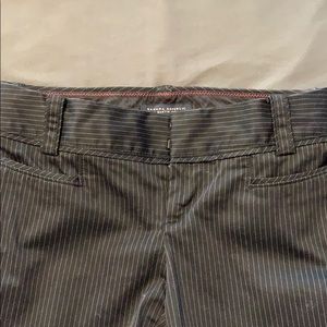 Banana Republic Pinstriped Capri Pants